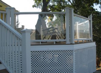 Exterior remodel/composite deck